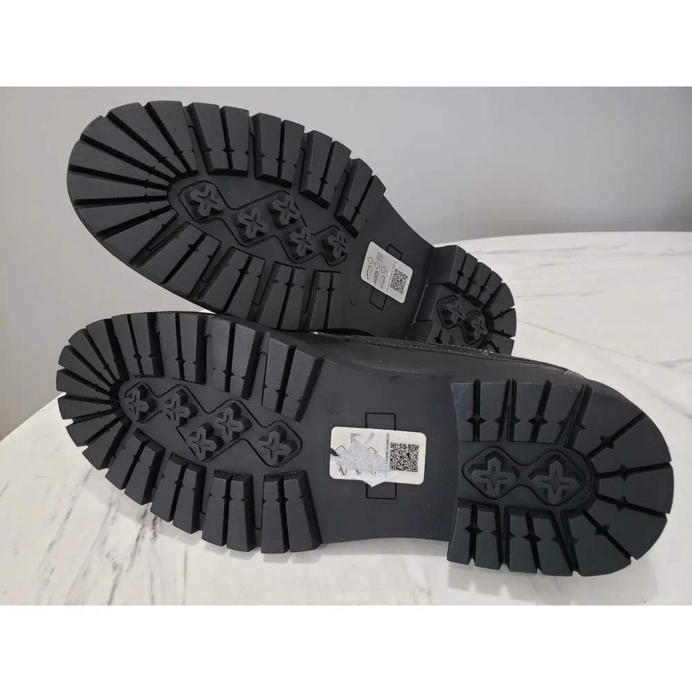 ASOS‎ SIZE 10 / EURO 43 CHUNKY LACE UP BOAT SHOES lug sole mens y2k Goth Dress
